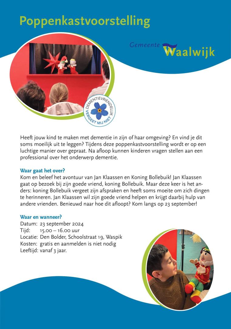 poppenkastvoorstelling_waalwijk Sociale activiteiten | Den Bolder
