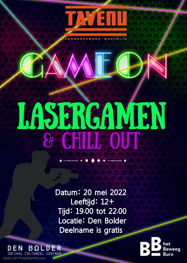2022-05-20_lasergamen_waspik_ Tavenu en BeweegBuro organiseren Lasergame & Chill-Out - Den Bolder