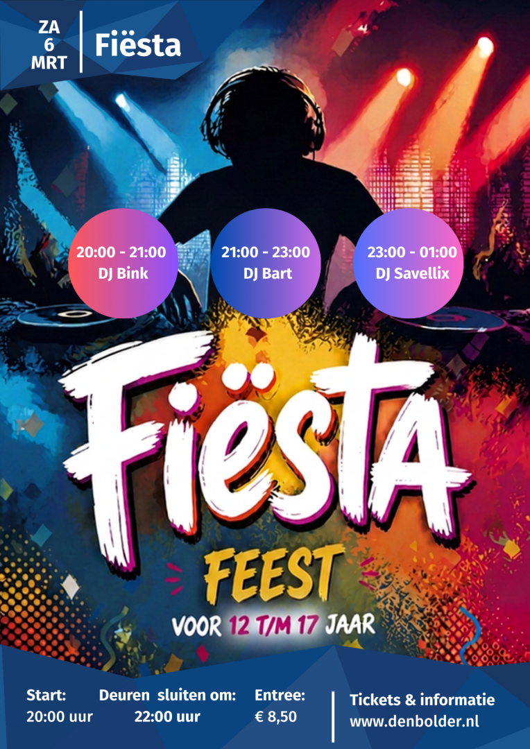 fiesta_poster image Poster Fiësta op 6 maart 2027