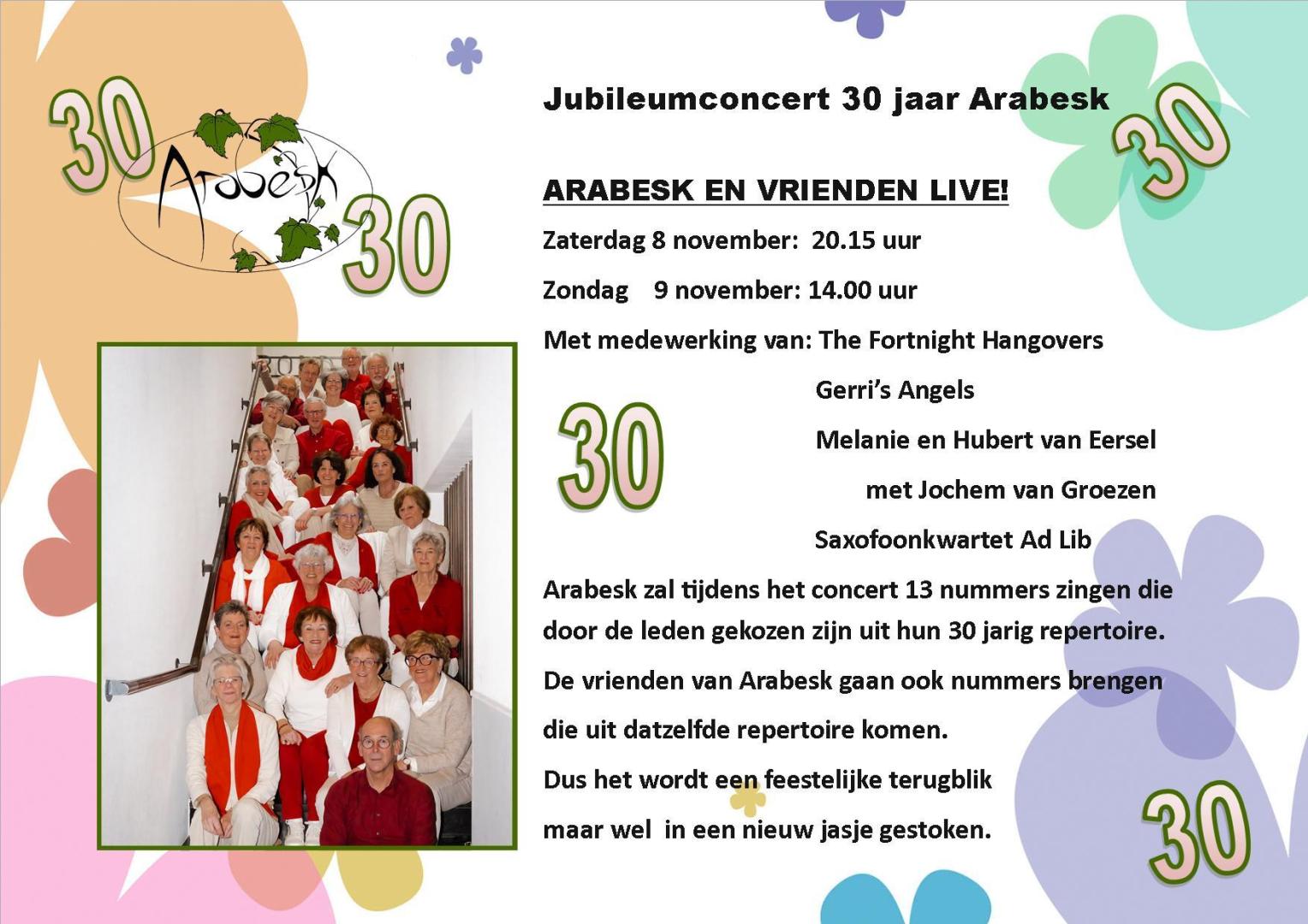 concert_november_2025 Jubileumconcert 30 jaar Arabesk: Arabesk en vrienden Live (2) - Den Bolder