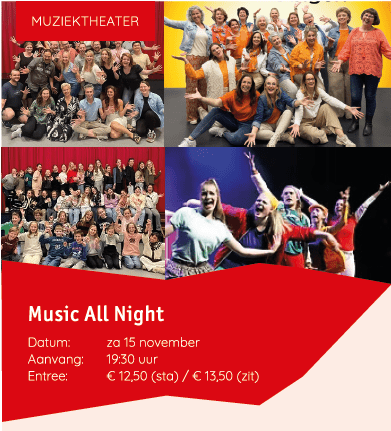 brochure_afb Boldertheater presenteert: Music All Night - Den Bolder