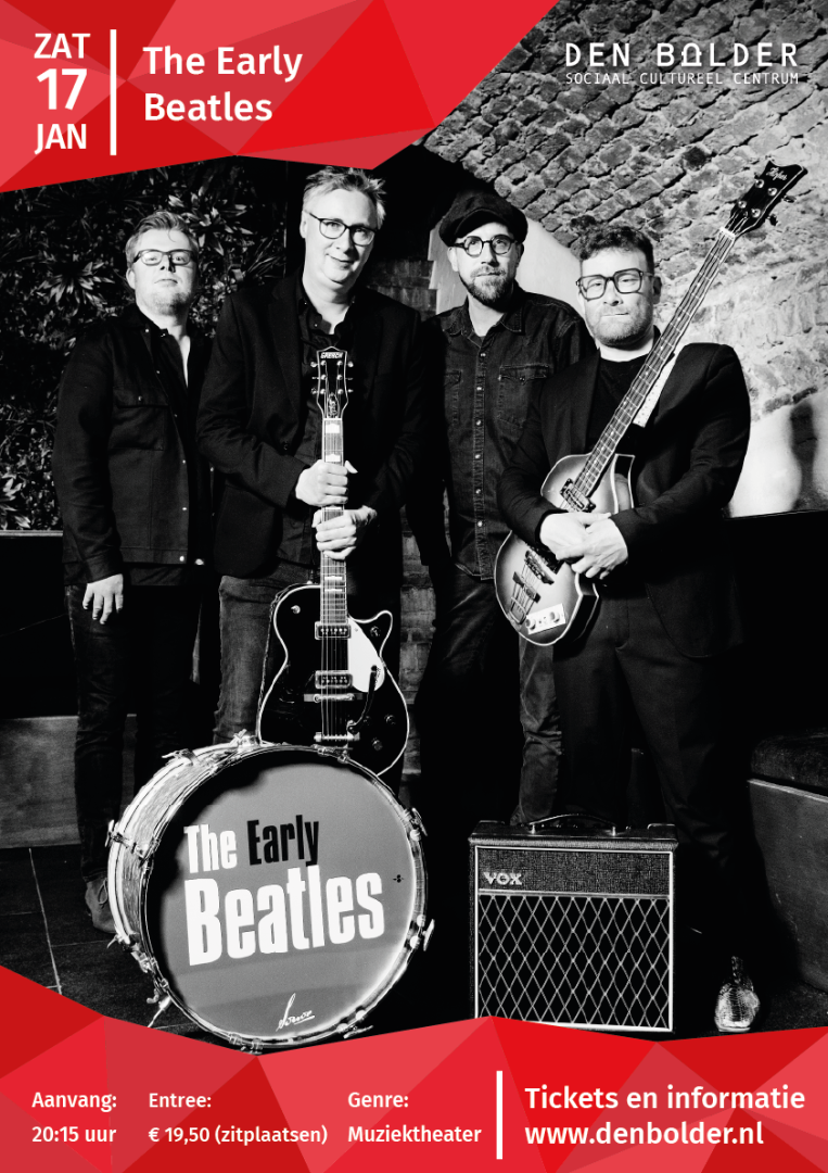 poster_beatles_a3 image poster_beatles_a3 Boldertheater presenteert: The Early Beatles - Den Bolder