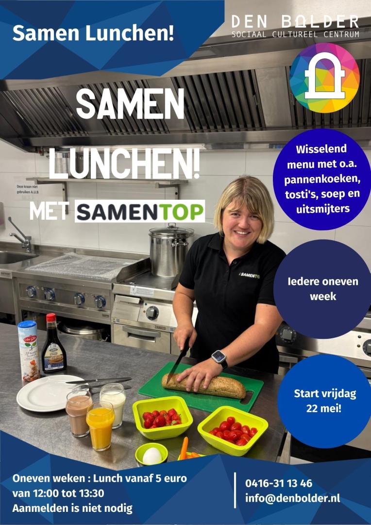 Samen Lunchen op vrijdag! 