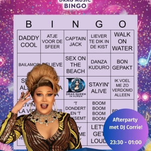 Drag Muziekbingo flyer